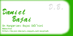 daniel bajai business card